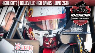 ASCS | American Sprint Car National Series | Belleville High Banks | June 26, 2026 | HIGHLIGHTS