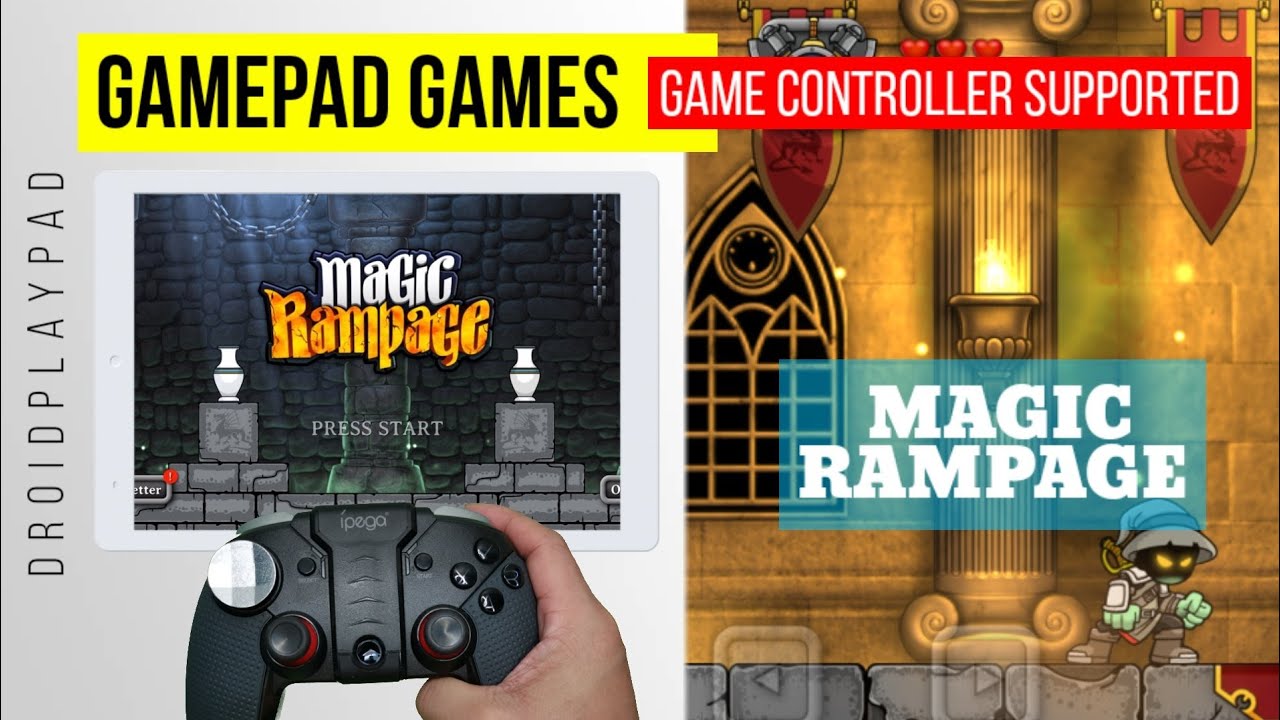 ANDROID GAMEPAD GAMES | MAGIC RAMPAGE GAMEPLAY | GAME CONTROLLER ...