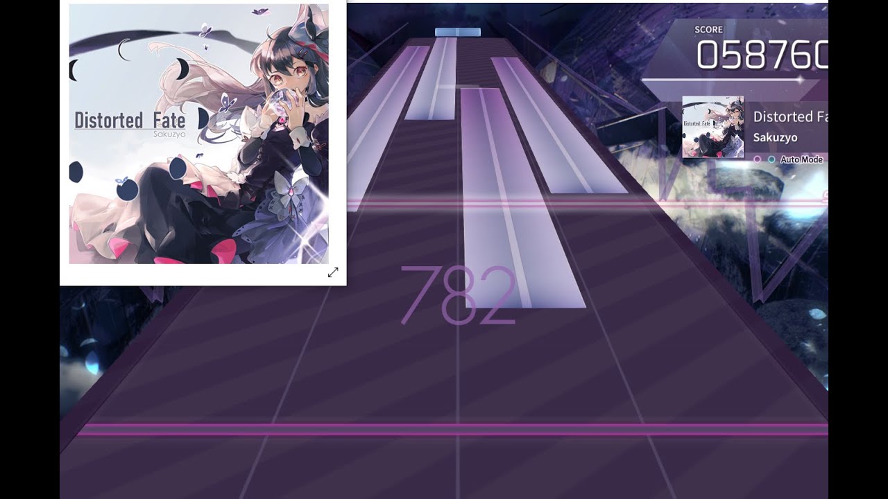 【Arcaea/Enchanced from Official chart】Distorted Fate  - Sakuzyo 【Eternal 11】