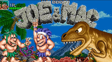 1991 Joe & Mac Caveman Ninja (Arcade) Game Playthrough Video Game