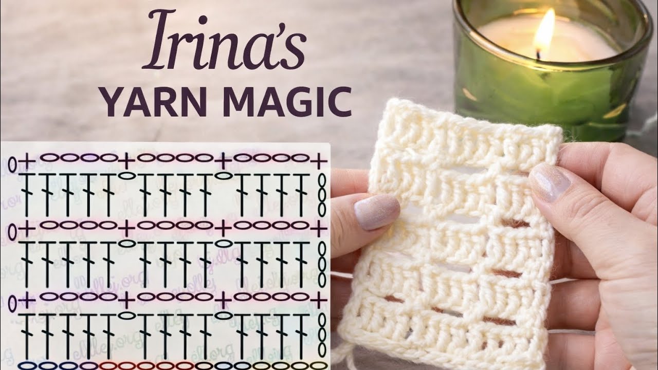 Невероятно красивый и простой узор крючком🩷🩷