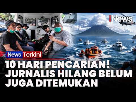 10 HARI PENCARIAN! Hilangnya Jurnalis di Sekitar Anak Krakatau Masih Misteri