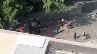 70-year-old man dies after hit by brick during clash with protesters 70-year-old man dies after hit by brick during clash with protesters