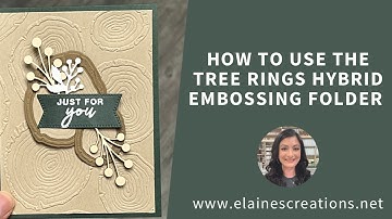 How to Use the Tree Rings Hybrid Embossing Folder & Dies! Sweet Stampin