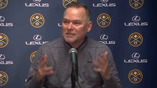 Michael Malone PostGame Interview | Denver Nuggets vs Los Angeles Lakers