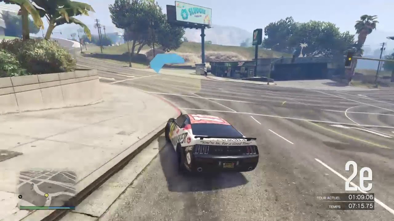 GTA V race : MTEX // hate me 