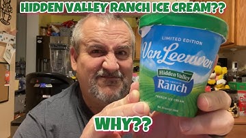 Hidden Valley Ranch Ice Cream Review | Walmart Exclusive | Van Leeuwen Ice Cream