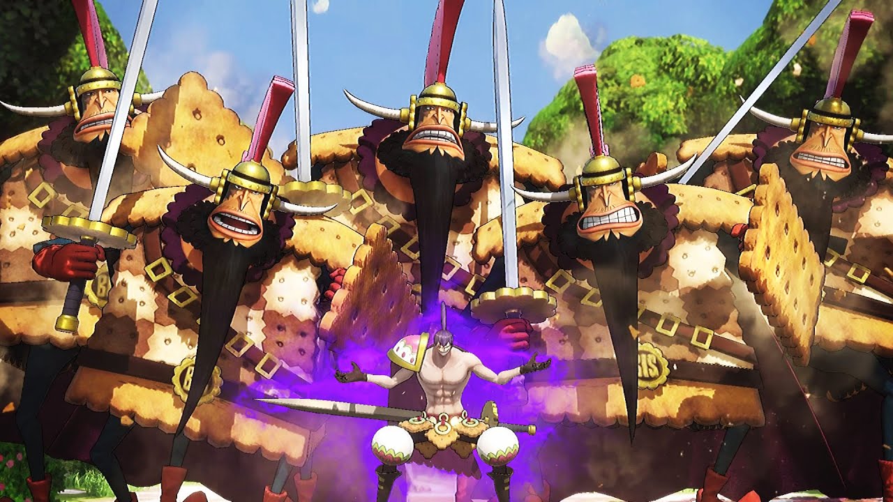 Cracker Biscuit Armor Transformation Max Level Gameplay One Piece 