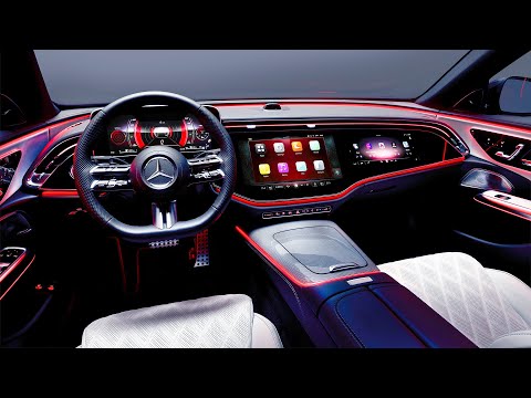 2024 Mercedes E-Class INTERIOR Reveal – Three Screens and Selfie Camera