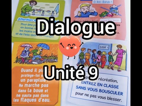 Dialogue unité 9 : Pour rester en bonne santé 😊💪 - Coquelicot cp