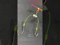 Super easy way to make a tangle free fishing knot with a T knot. #tutorial #fishing #fishingknot