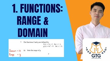 1  Function Range and Domain