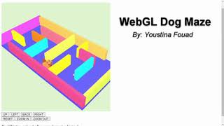 Computer Graphics (including a Maze Game) - WebGL, HTML5, and Javascript - University Projects