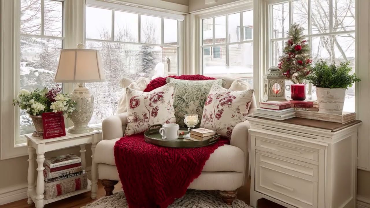 Classic Red & Green Christmas Home Tour | Timeless Holiday Warmth