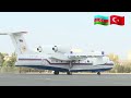 Azerbaycan ikinci Anfibiya tipli Uçaki Can Türkiyemize Yangini Söndürmek ücun gönderdi 🇦🇿🇹🇷