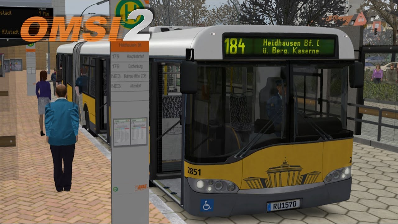 OMSI2 | Ruhrau | Lucky! First Try Got Top Viewer-Voted Route | Line 184 ⇒Altendorf