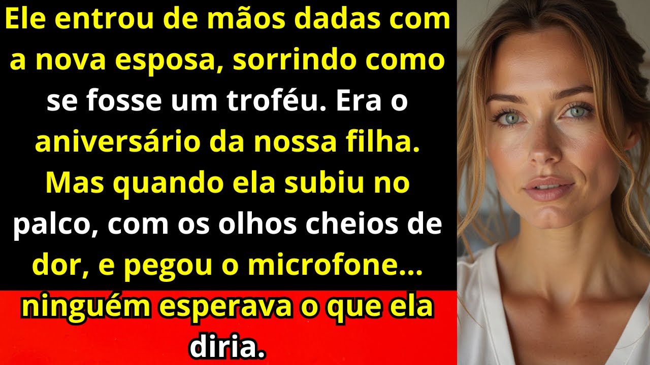 Ele exibiu a sua nova e jovem mulher no aniversário da nossa filha — até a própria criança subir....