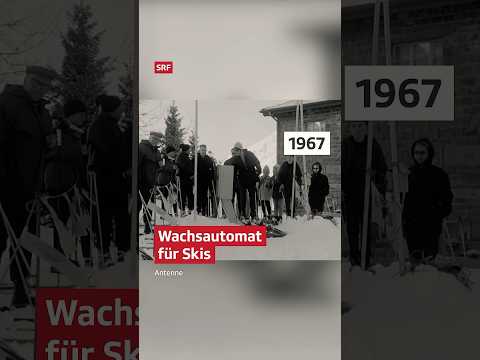 Wachsautomat für Skis (1967) | #shorts | #srfarchiv