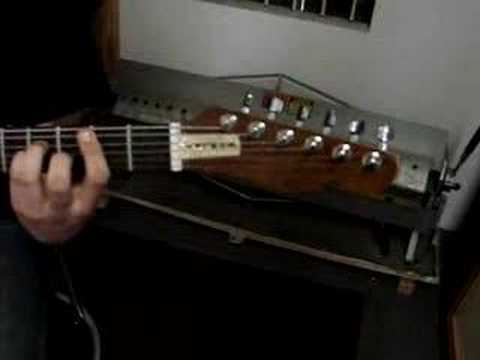 Custom Thinline John Rumley Western Baritone Guitar Demo