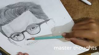 How to draw tom holland sketch tutorial step by step//spiderman//masterthoughts//