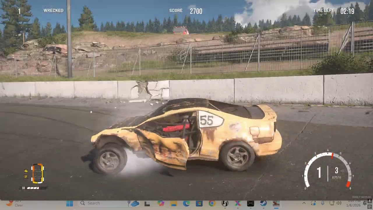 Wreckfest 2 Speedway figure 8 and Demo derby