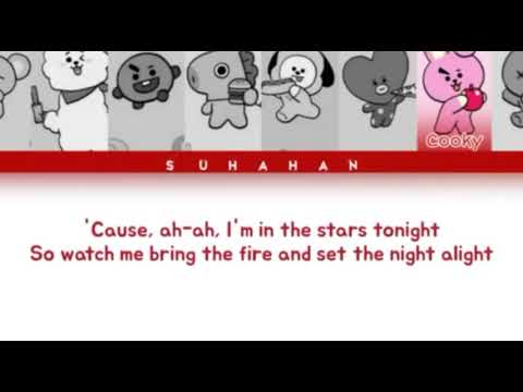 Dynamite - BT21 Version || Color Coded Lyrics