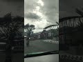 Suasana jembatan iconic di pusat kota Kuningan saat mendung...