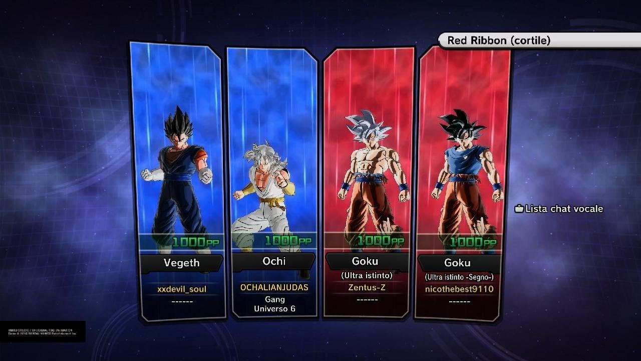 Dragonball Xenoverse 2 - 2vs2 con xxdevil_soul, nicothebest9110, Zentus-Z