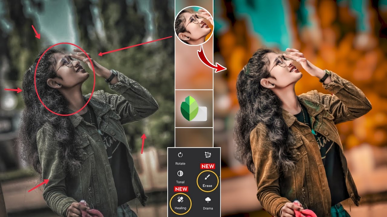 snapseed 2 new secret tools color effect editing 2023 | background colour change editing