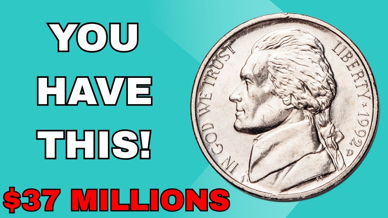 1992 Nickel Worth $37 Million? Rare USA Five Cent Coin Shocks Collectors