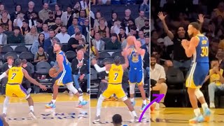 Steph Curry Gets Huge Ovations in Los Angeles After Draining Deep Logo Threes | Warriors vs Lakers