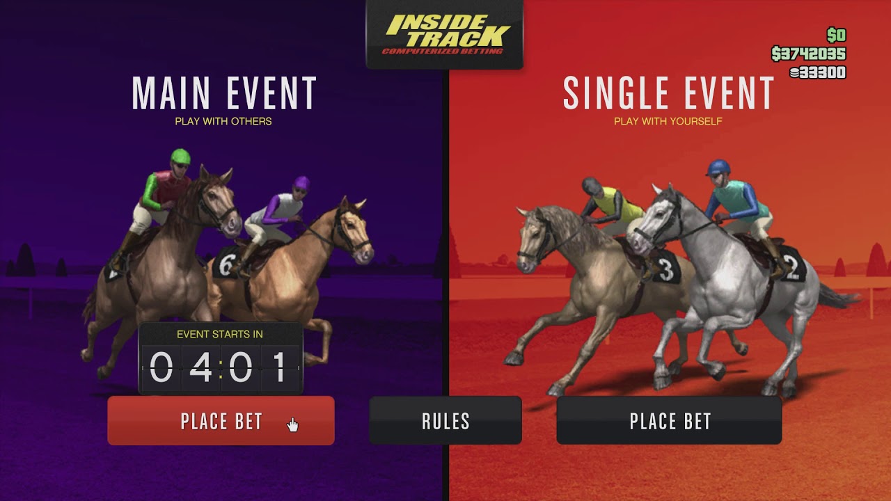 Betting On Black Jack & Horse Racing GTA V ONLINE YouTube