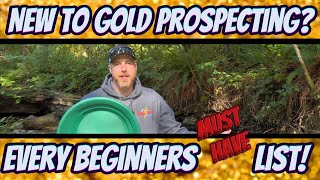 The Ultimate Beginners List to Gold Prospecting! Get the Best Equipment Without Breaking the Bank 🤑