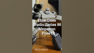 Hoe poseert Studio Series 86 Megatron? | MrLoubat | Transformers