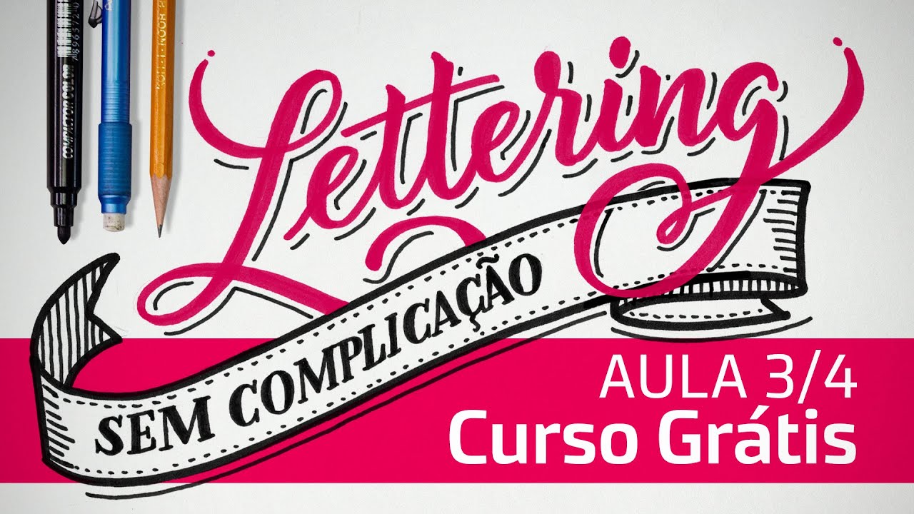 Curso intensivo de letras de bolha: aprenda a fazer lettering com