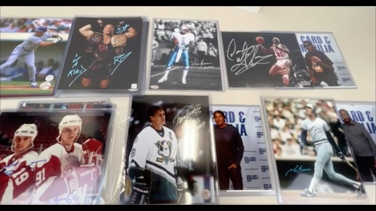 Thousands of dollars of Autographs including Dennis Rodman, Moon, Rob Van Dam, Lemieux & much more!!