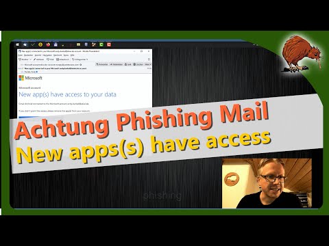 Achtung Phishing: New app(s) have access to your data