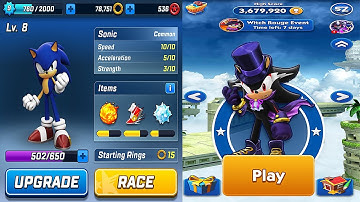 Sonic vs Vampire Shadow - Sonic Dash vs Sonic Forces - All Characters Unlocked | Winter Battle