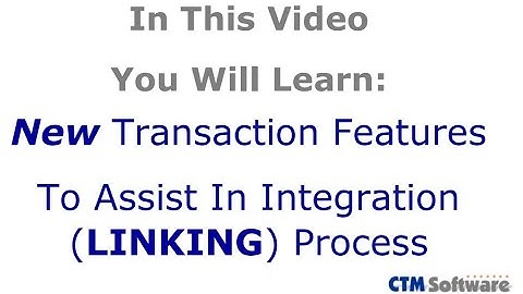 Integration New Feature Links