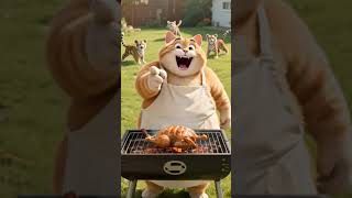 kucing gemoy barbequan part1 #cat #aicats #aiandcats #kitten #cute #kucinglucu #kucingimut