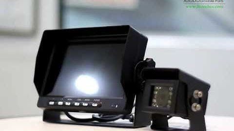 Lintech 7 inch Monitor IP69K Heavy duty Backup camera system