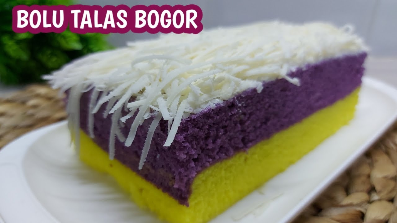 RESEP BOLU TALAS BOGOR KUKUS LEMBUT DAN ENAK