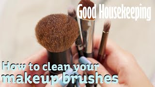 How To Clean Makeup Brushes Good Housekeeping Uk