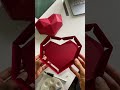 Cómo hacer una caja de corazón en #papercraft ❤️ Plantilla PDF fácil de armar #manualidades #giftbox