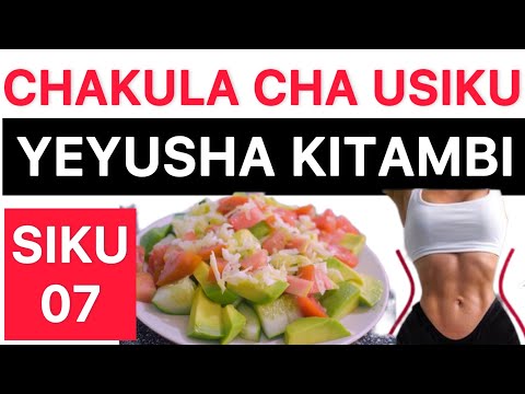 Vyakula Vya Kupunguza Tumbo Siku 7 Na KIUNO Kidogo