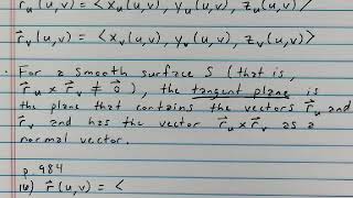 14.9 Parametrized Surfaces Part 4