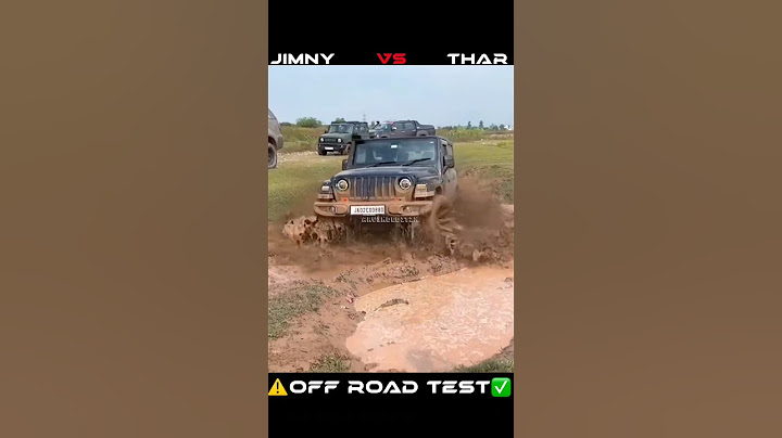 Maruti Suzuki Jimny vs Mahindra Thar OFF ROAD TEST ⚠️✅