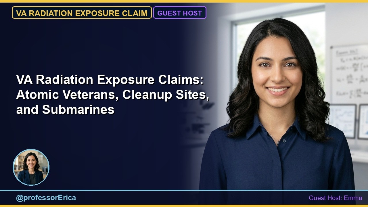 VA Benefits: Radiation Exposure Claims — Nuclear Tests, Cleanup Sites, and Submarine Crews