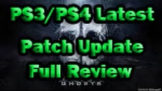 COD: Ghosts PS4 / PS3 Latest Patch Update Review (Gun Camos and Operations)