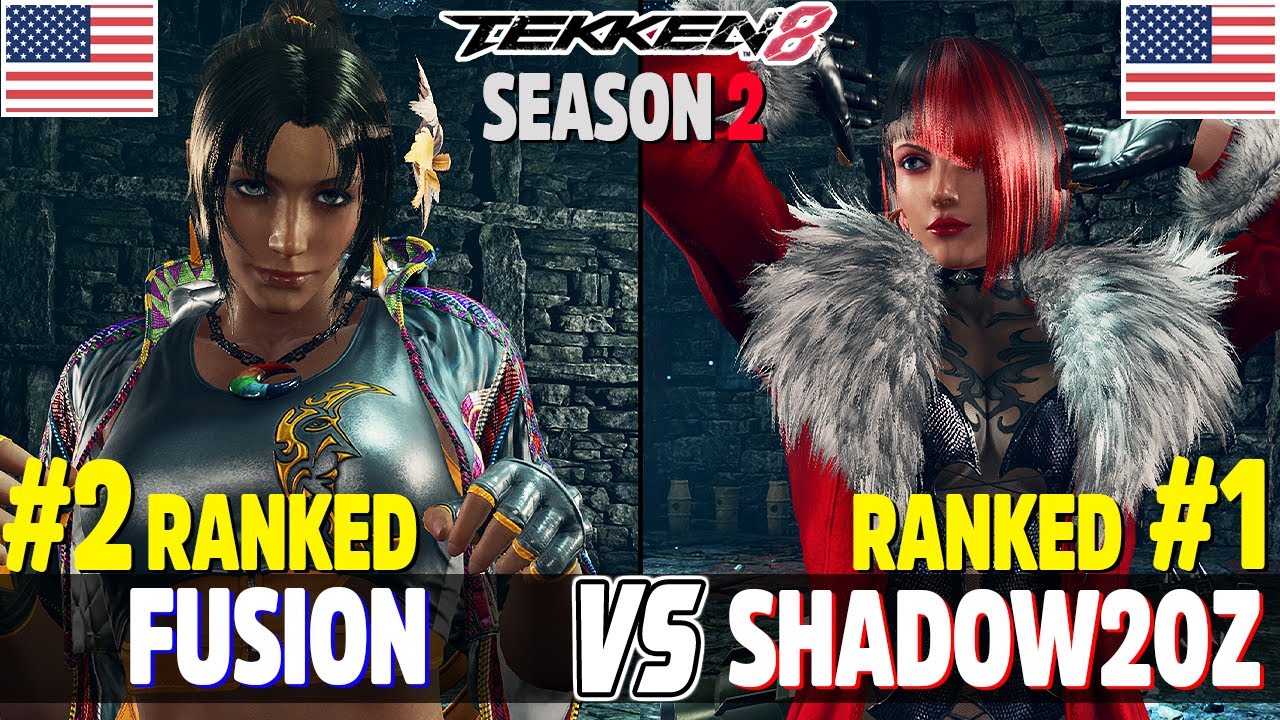Tekken 8 Season 2 Fusion (#2 Ranked Azucena) Vs Shadow20z (#1 Ranked ...